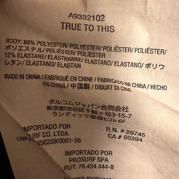 Volcom Men’s Confuse Long Sleeve Rash Guard With UV Protection Size XS - Picture 11 of 12